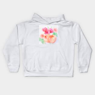 Peaches Bouquet Kids Hoodie